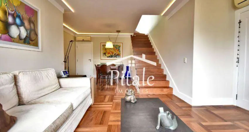 Apartamento Duplex com 3 dormitórios à venda, 181 m² por R$ 3.300.000,00 - Moema - São Paulo/SP