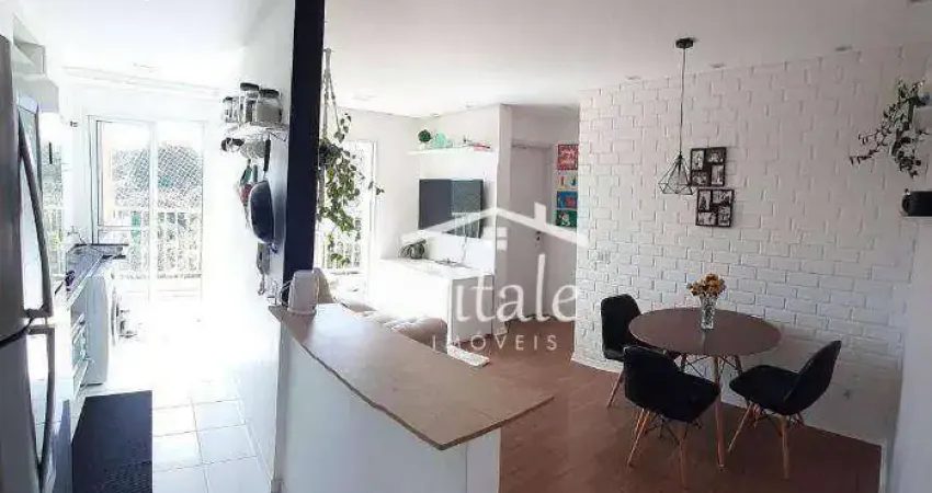 Apartamento com 2 dormitórios à venda, 47 m² por R$ 264.000,00 - Granja Clotilde - Cotia/SP