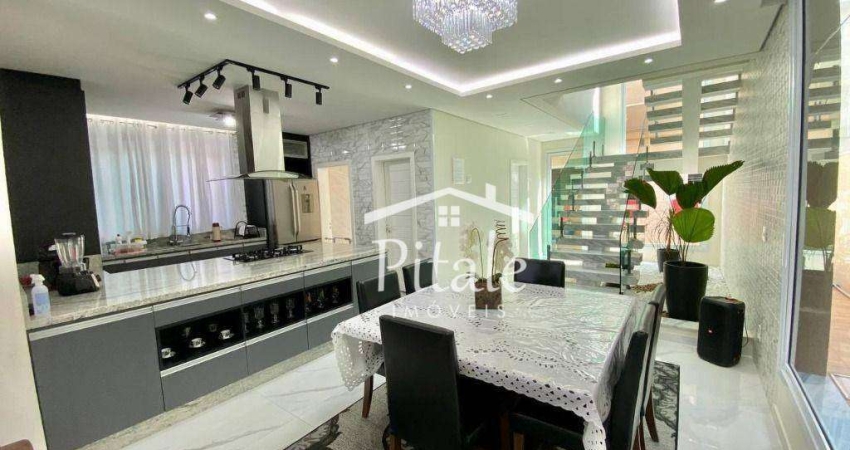 Sobrado com 3 dormitórios à venda, 250 m² por R$ 1.100.000,00 - Chácara Roselândia - Cotia/SP