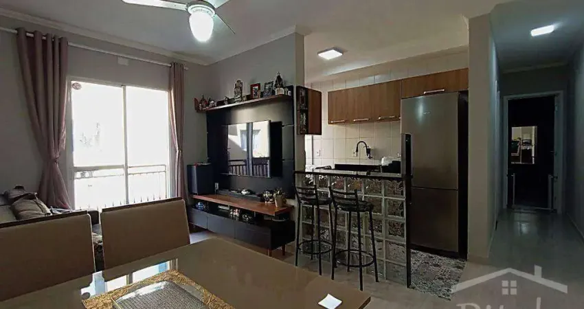 Apartamento com 2 dormitórios à venda, 52 m² por R$ 265.000,00 - Jardim Rio das Pedras - Cotia/SP