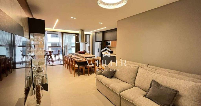 Apartamento com 3 dormitórios à venda, 136 m² por R$ 3.350.660 - Praia Brava - Itajaí/SC