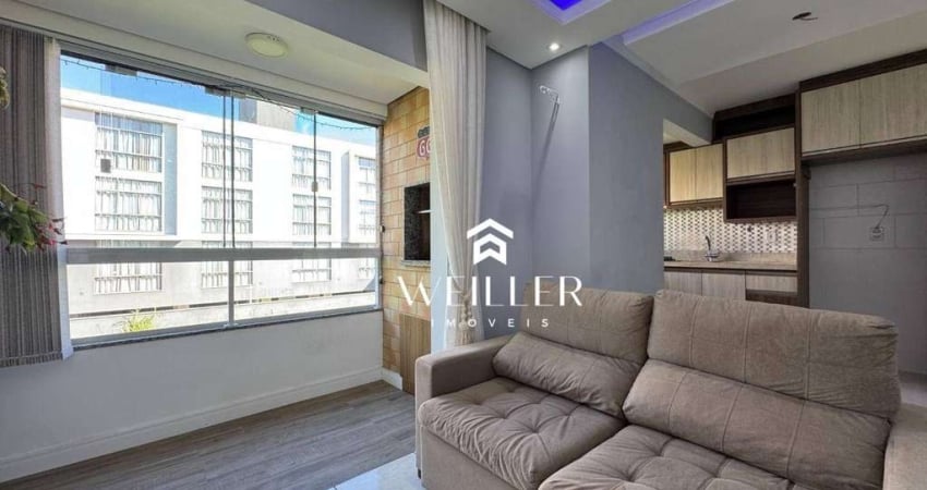 Apartamento com 2 dormitórios para alugar, 68 m² por R$ 3.852,30/mês - Canasvieiras - Florianópolis/SC