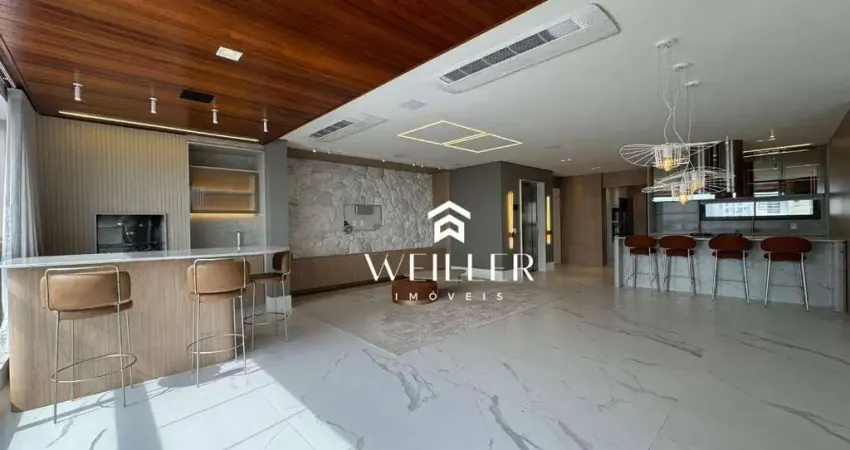 Apartamento com 3 dormitórios à venda, 155 m² por r$ 4.500.000,00 - centro - itajaí/sc