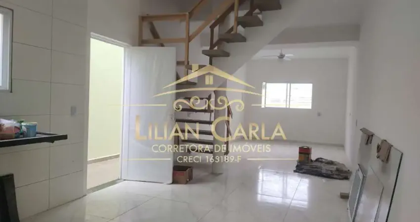 Sobrado NOVO à venda em Mongagua com PISCINA, 2 dorm, 2 suítes por APENAS R$ 495 mil!