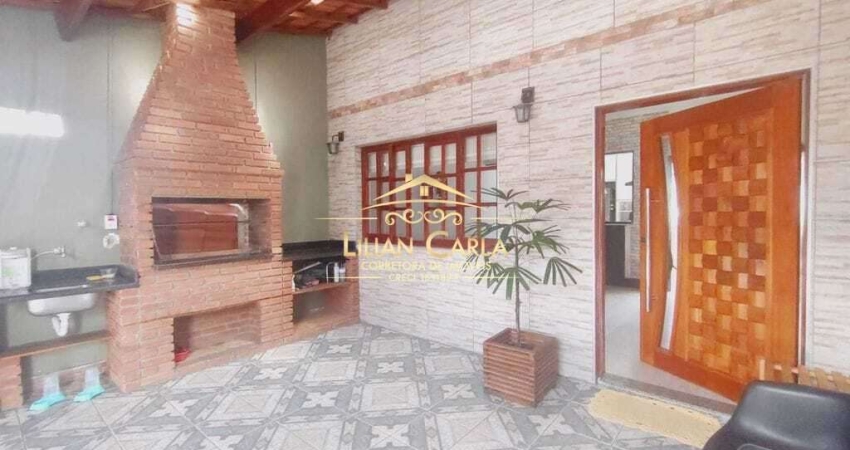 Linda Casa à venda em Mongagua mobiliada com 2 quartos 1 suite e portao eletrico por R$ 310 mil