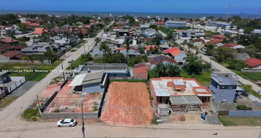 Terreno 16 x 24, limpo, murado e aterrado no balneário princesa do mar, itapoá-sc.