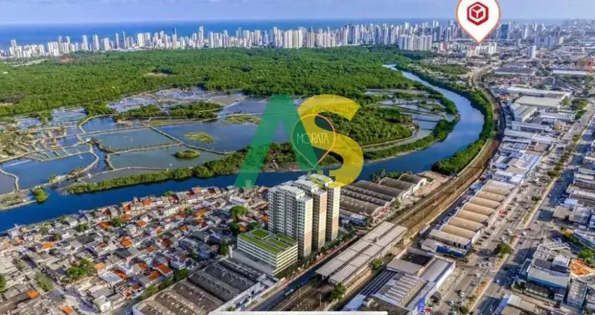 Apartamento à venda na Imbiribeira, Recife-PE: 2 quartos, 1 suíte, 2 salas, 2 banheiros, 1 vaga, 43m². Imperdível oportunidade!