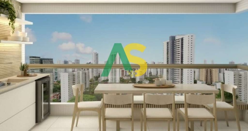 Venda de Apartamento de Luxo em Parnamirim, Recife-PE  3 Quartos, 2 Suítes, 3 Salas, 105,46m²  Piazza