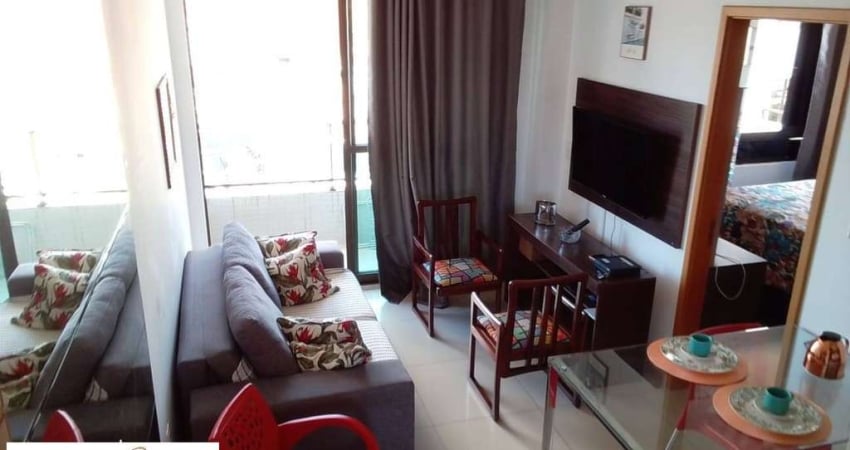 apartamento Cabo Branco para alugar com 1 quarto todo mobilhado.