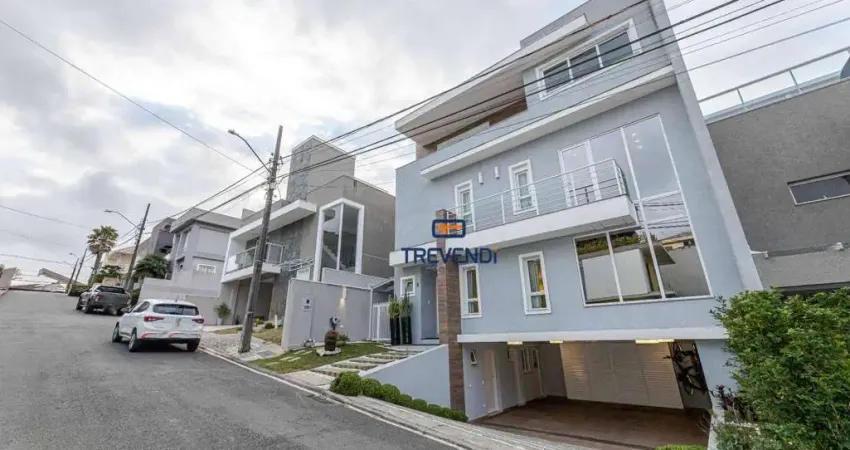 Casa com 3 dormitórios à venda, 280 m² por r$ 2.500.000,00 - pilarzinho - curitiba/pr