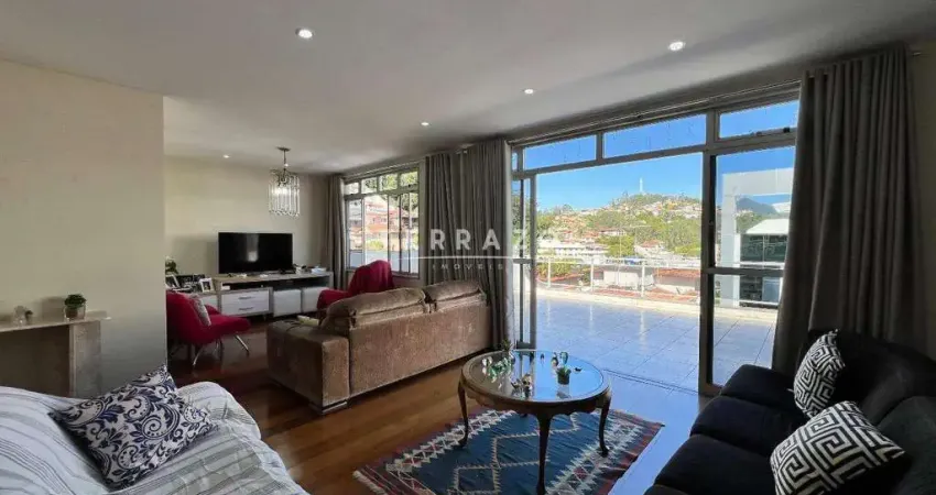 Cobertura à venda, 4 quartos, 2 suítes, 2 vagas, várzea - teresópolis/rj