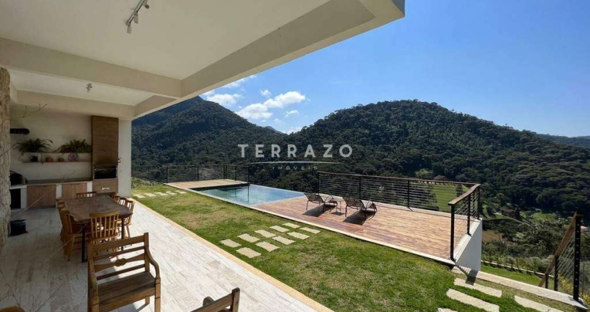 Casa em Condomínio à venda, 4 quartos, 4 suítes, 10 vagas, Vargem Grande - Teresópolis/RJ