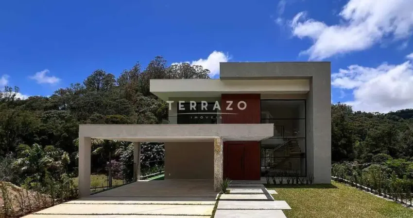 Casa em condomínio à venda, 4 quartos, 3 suítes, 2 vagas, quebra frascos - teresópolis/rj