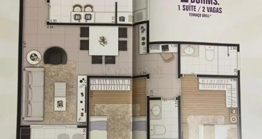 Venda de apartamento no bairro jardim sul em são josé dos campos/sp.