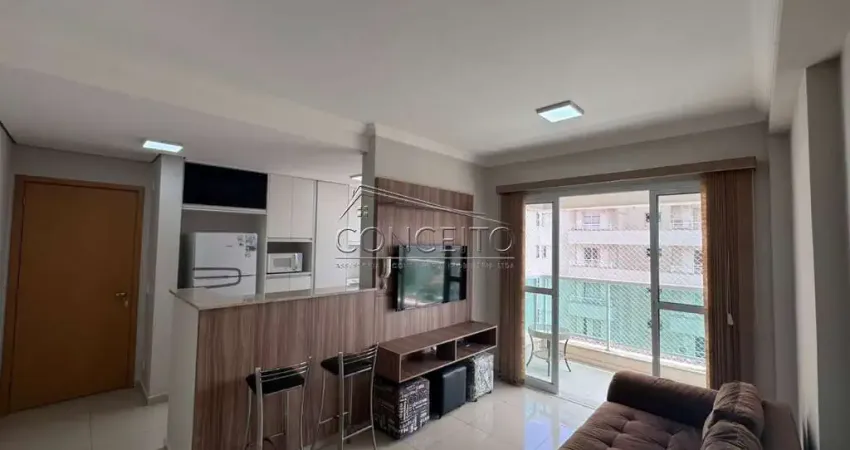 Apartamento mobiliado disponível para locação no edifício adolpho bortoletto com área útil de 51 m² | 1 suíte e 1 vaga de garagem