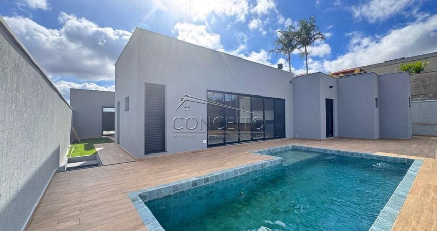 Casa térrea recém construída à venda no Condomínio Park Campestre II com 296 m² | 3 suítes, sendo 1 suíte master com closet e 4 vagas de garagem