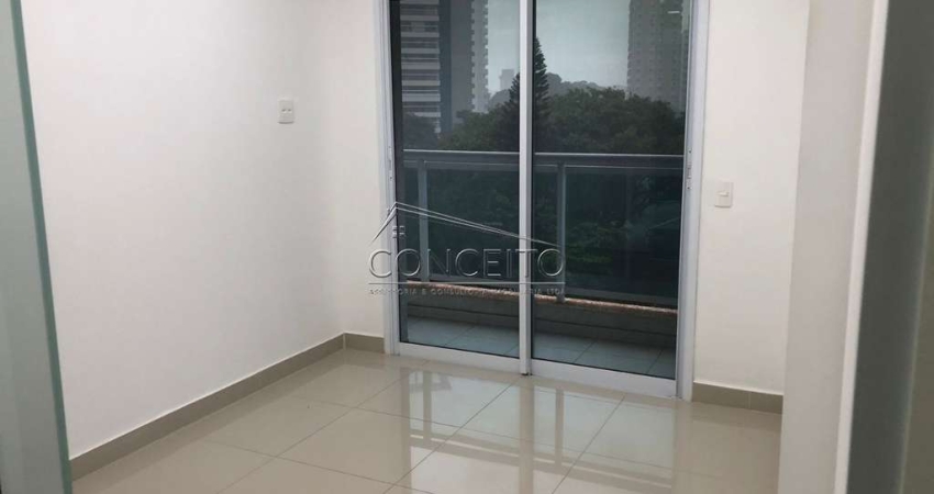 Sala comercial para locação no Edifício Trio By Lindenberg com 84 m² | 2 salas, 2 banheiros e 2 vagas de garagem.