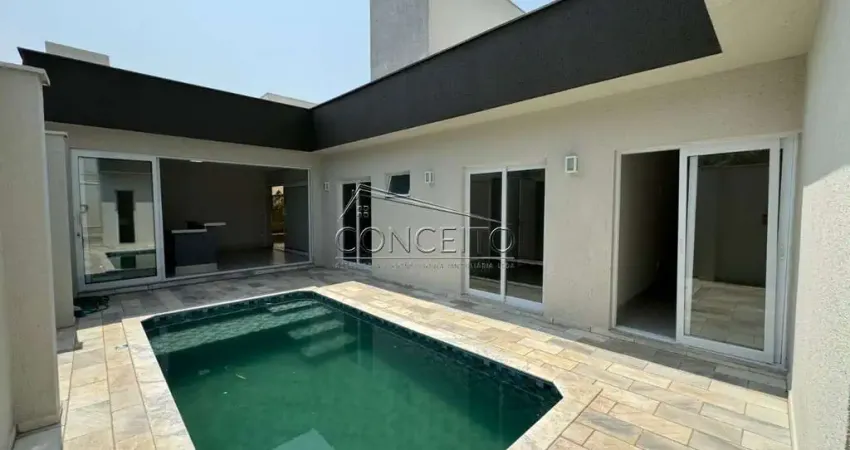Casa térrea à venda no Condomínio Soleil Piracicaba com 159m² | 3 suítes e 4 vagas de garagem.