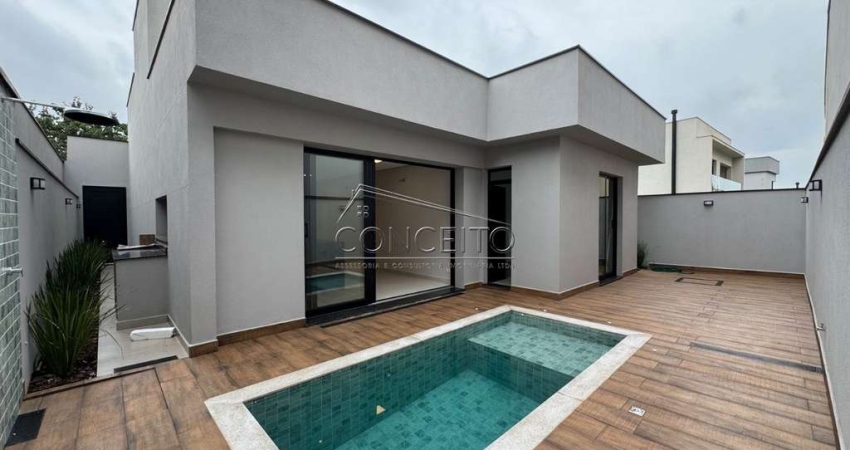Casa térrea à venda no Condomínio Villa Bela Vista com 159m² | 3 suítes e 4 vagas de garagem.