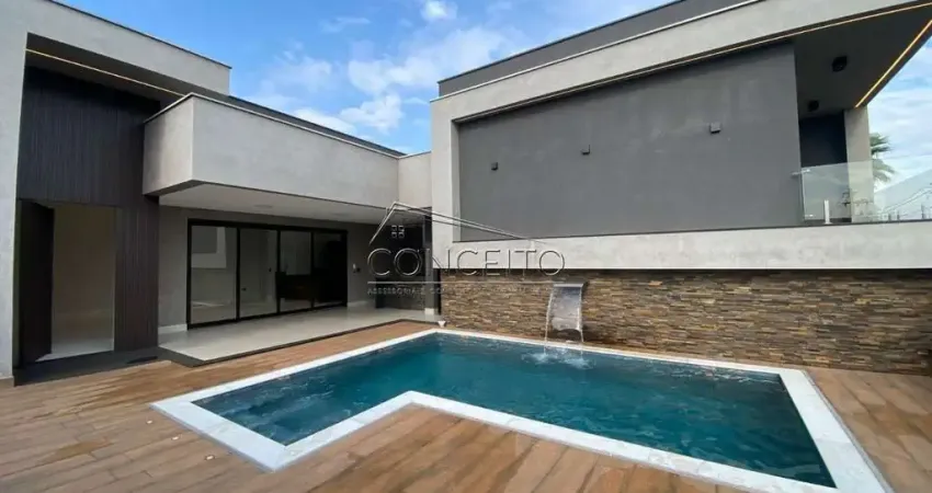 Casa semi térrea à venda no Condomínio Morada do Engenho com 300m² | 3 suítes e 4 vagas de garagem.