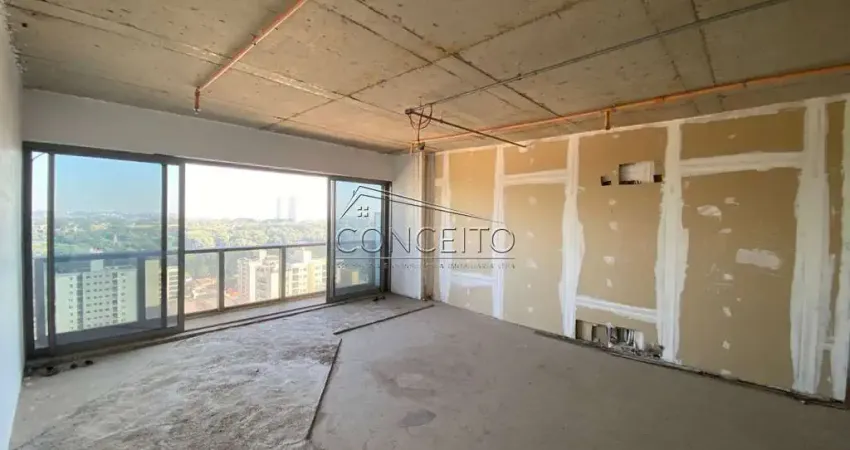 Sala comercial à venda no Edifício Splendor Office com 76 m² | Sala com sacada, 2 banheiros e 2 vagas de garagem.