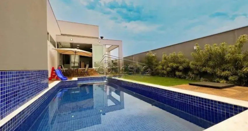 Casa térrea à venda no Condomínio Morada do Engenho com 393m² | 4 suítes e 6 vagas de garagem.