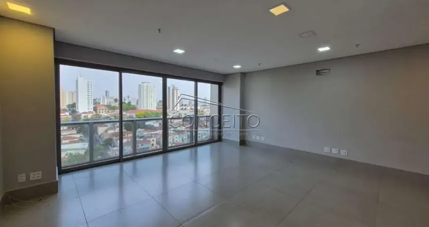 Sala comercial disponível para venda ou locação no edifício splendor office com 63,34 m² | sala com varanda, banheiro e ar condicionado.