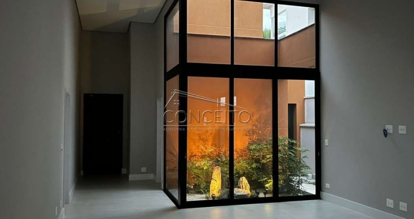 Casa térrea no Condomínio Residencial Damha com 195 m² | 3 suítes e 2 vagas cobertas.