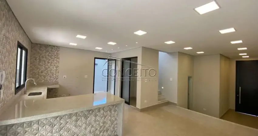 Sobrado à venda no Condomínio Reserva das Paineiras com 182m² | 3 suítes e 2 vagas de garagem cobertas.