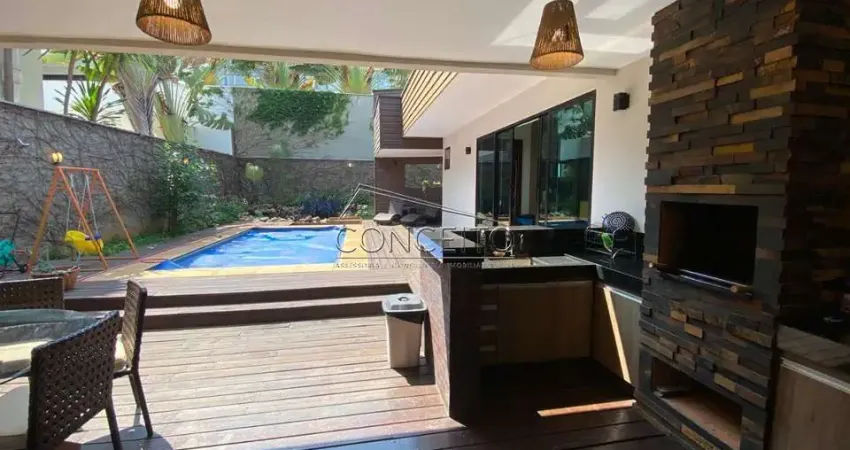 Sobrado à venda no Condomínio Alphaville Piracicaba com 300m² | 2 dormitórios, projeto wood frame e 4 vagas de garagem.