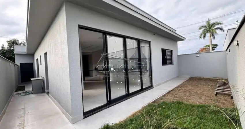 Casa térrea recém construída à venda no condomínio Residencial Park Unimep Taquaral com 155 m² | 3 suítes e 4 vagas de garagem.