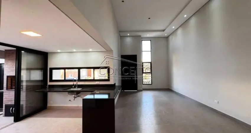 Casa térrea recém construída à venda no condomínio Residencial Park Unimep Taquaral com 160 m² | 3 suítes e 4 vagas de garagem.