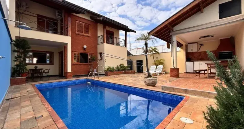 Sobrado à venda no bairro nova américa com 263 m² | 4 dormitórios, sendo 1 suíte com banheira, piscina e 4 vagas de garagem.