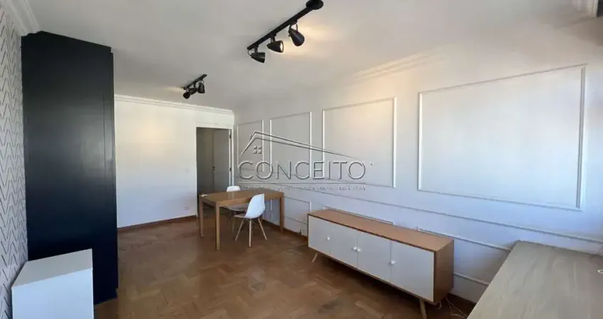Kitnet à venda no Edifício Fênix com 34,50 m² | Sala e dormitório conjunto, cozinha com gabinete e área de serviço.