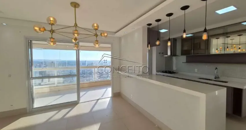 Apartamento à venda no Edifício Residencial Kairós com 125 m² | 3 suítes com ar condicionado e 2 vagas de garagem cobertas.