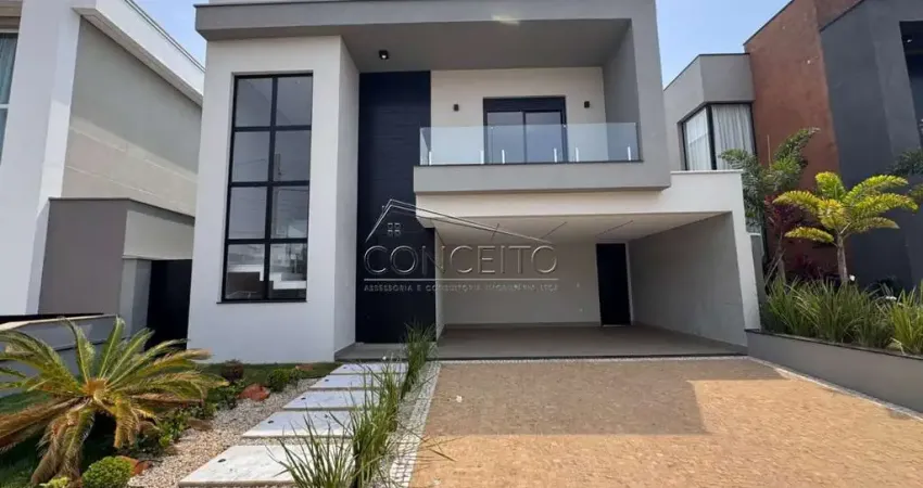 Sobrado à venda no condomínio residencial villa bela vista com área construída de 246,89 m² | 3 suítes e 4 vagas de garagem.