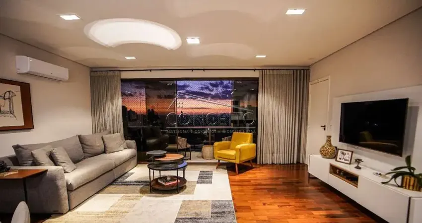 Apartamento à venda no edifício cidade jardim com área útil de 126 m² | 3 dormitórios, sendo 1 suíte e 1 vaga de garagem.