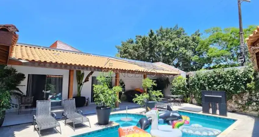 Casa térrea à venda no bairro santa rosa com área construída de 200 m² | 3 dormitórios, sendo 2 suítes e 4 vagas de garagem cobertas.