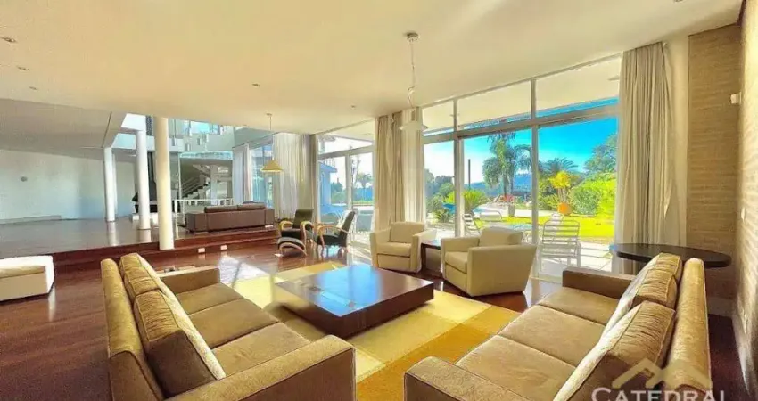 Casa com 6 dormitórios à venda, 1000 m² por r$ 12.800.000,00 - chácara malota - jundiaí/sp