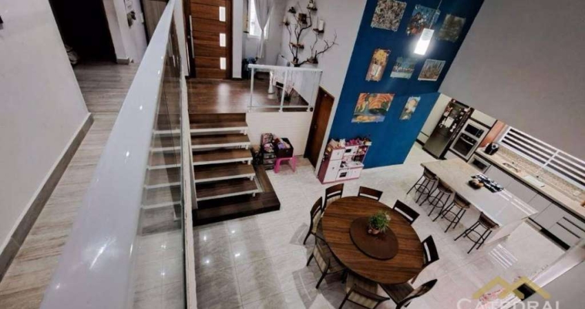 Sobrado com 3 dormitórios à venda, 310 m² por R$ 1.158.000,00 - Jardim Tarumã - Jundiaí/SP