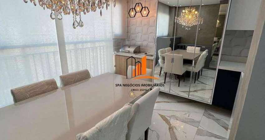 Apartamento com 2 dormitórios à venda, 68 m² por R$ 1.280.000 - Chácara Califórnia - São Paulo/SP