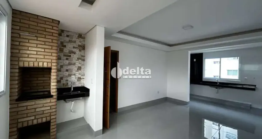 Apartamento com 3 quartos sendo 1 suíte disponível para venda no bairro santa mônica em uberlândia - mg