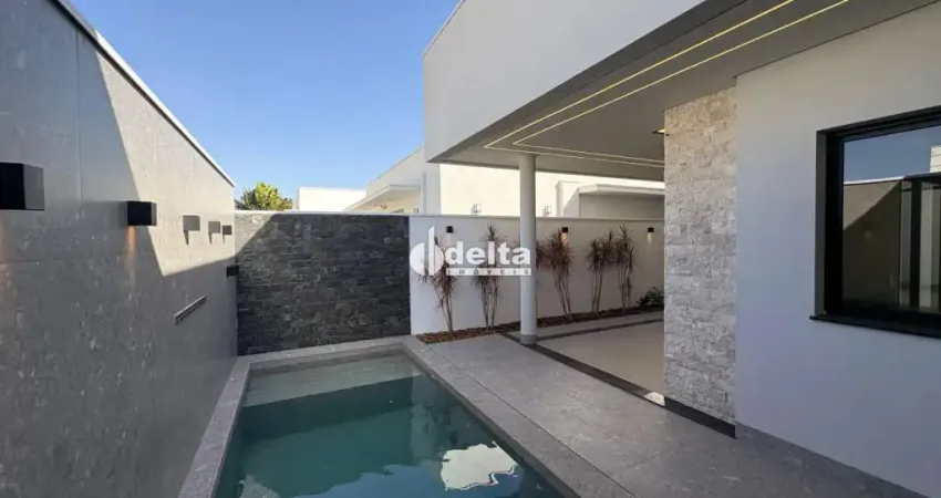 Casa residencial em condomínio disponível para venda no bairro laranjeiras em uberlândia-mg.