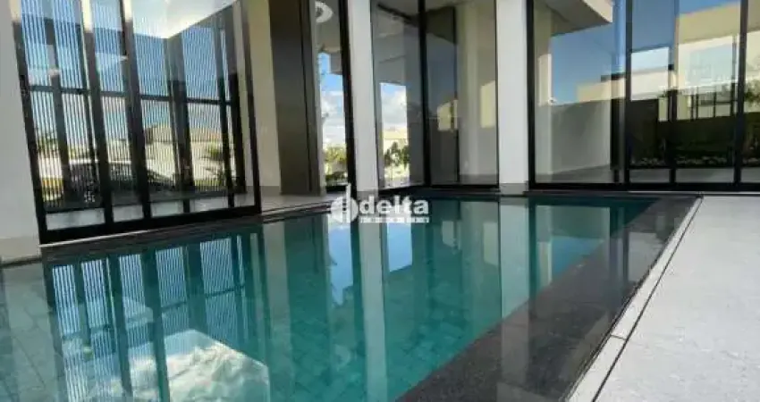 Casa em condominio com 3 suítes disponível para locação no bairro santa mônica em uberlândia-mg