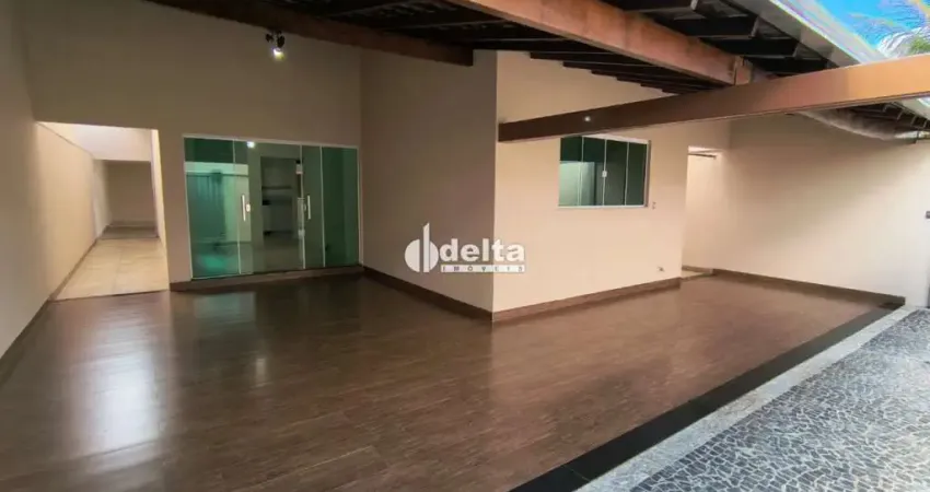 Casa residencial com 3 quartos sendo 1 suíte disponível para locação e venda no bairro jardim holanda em uberlândia - mg.