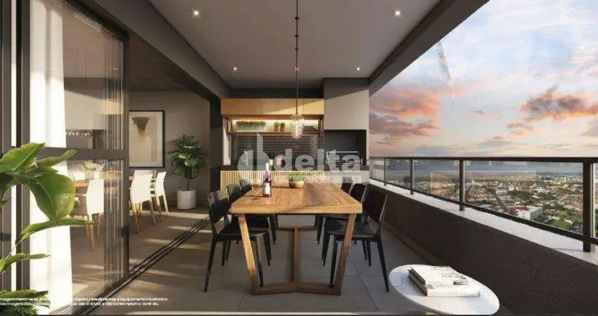 Apartamento com 3 quartos sendo 1 suíte, disponível para venda no bairro jardim karaíba em uberlândia-mg