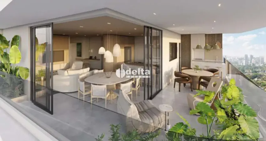 Apartamento com 3 suítes disponível para venda no bairro parque una em uberlândia-mg