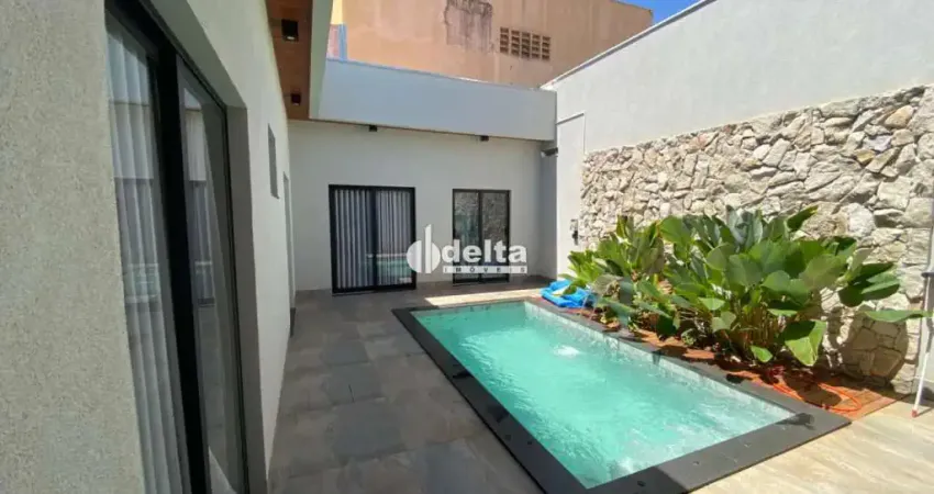 Casa residencial com 3 quartos sendo 1 suíte disponível para venda no bairro jardim botânico em uberlândia-mg.