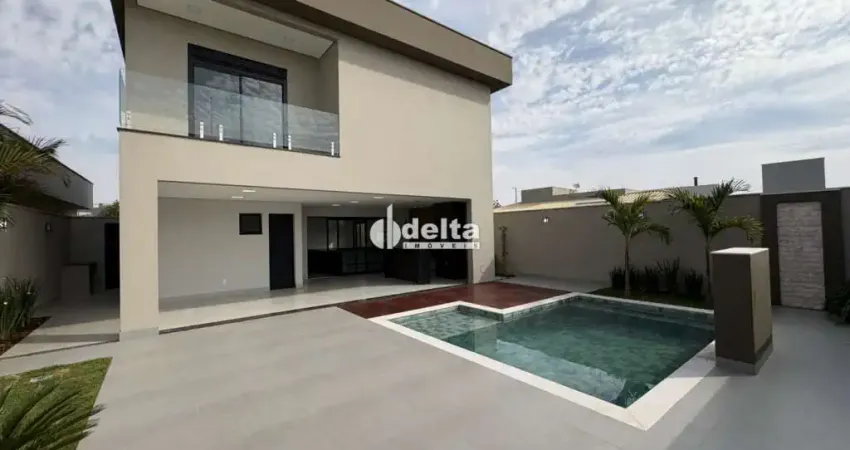 Casa em condomínio com 4 quartos e 4 suíte disponível para venda no bairro gávea sul em uberlândia-mg