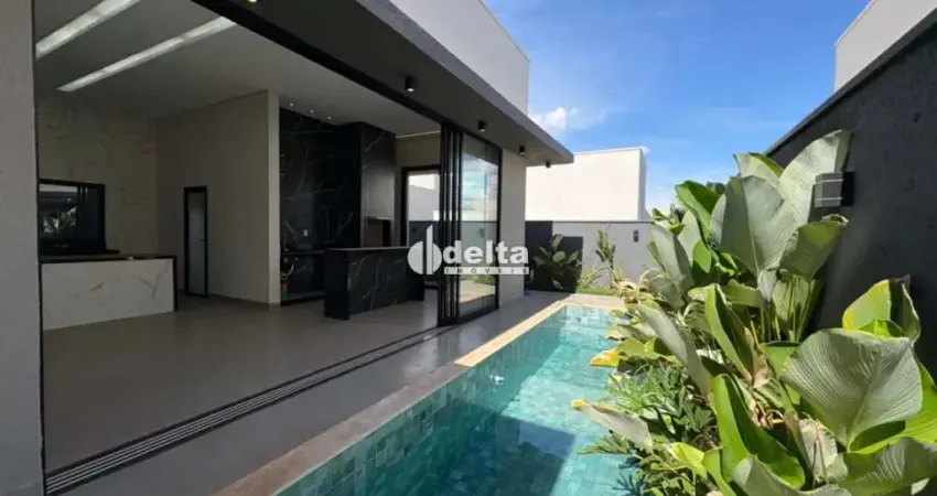 Casa residencial com 3 quarto sendo 3 suítes disponível para venda no bairro laranjeiras em uberlândia-mg